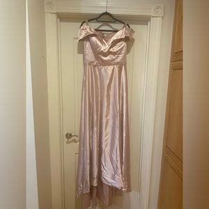 Ryanth Satin Blush Bridesmaids Dress.  Size 16.  Brand new.